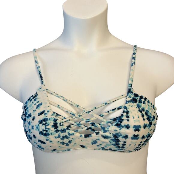 Hollister Other - hollister Tie Dye Blue bikini swim top padded size small S